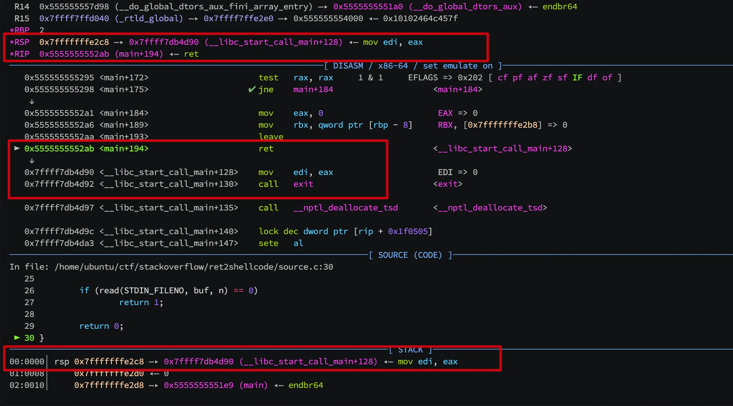 ret2shellcode - K0rz3n's Blog